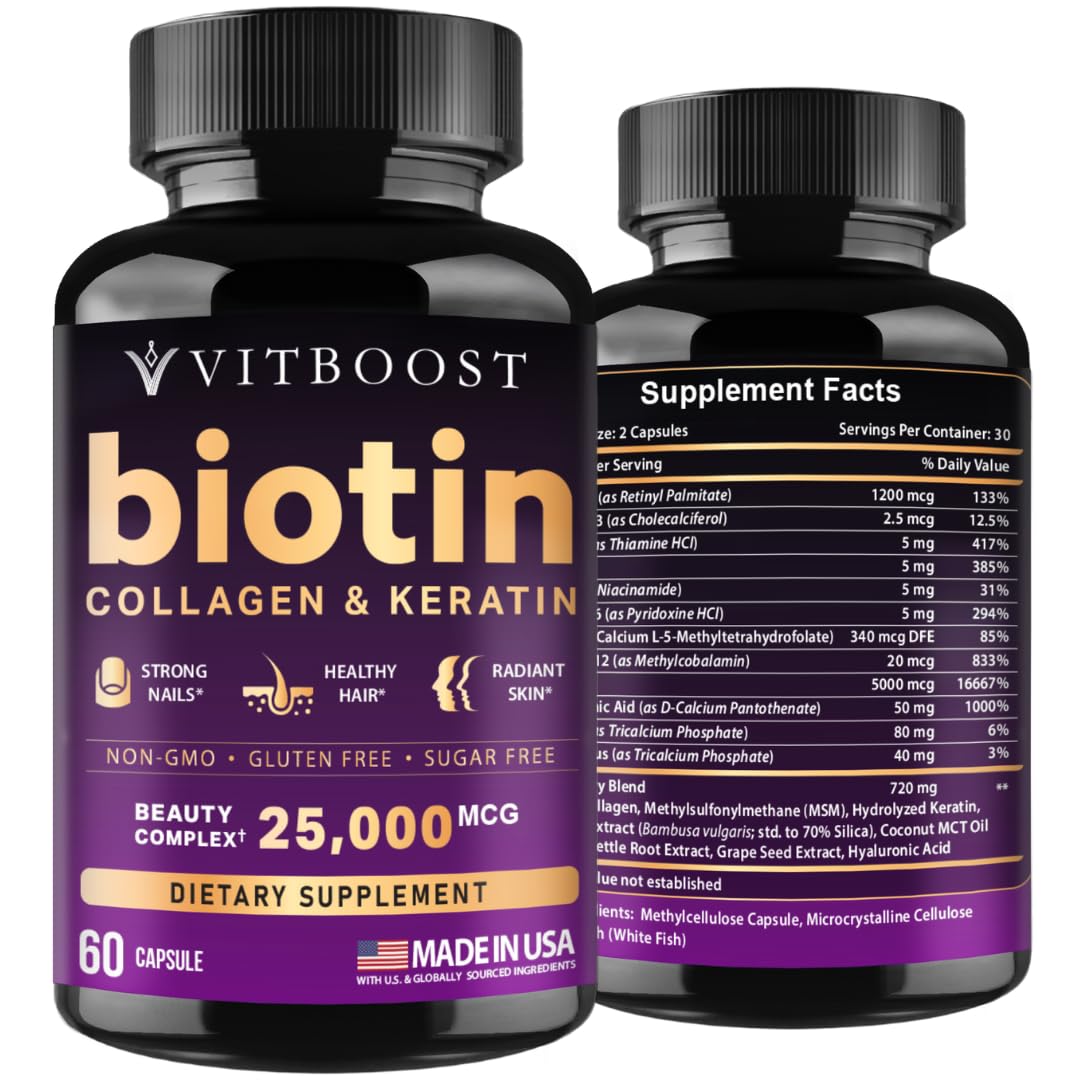 VITBOOST front bottle showing full product packaging and clear branding benefit