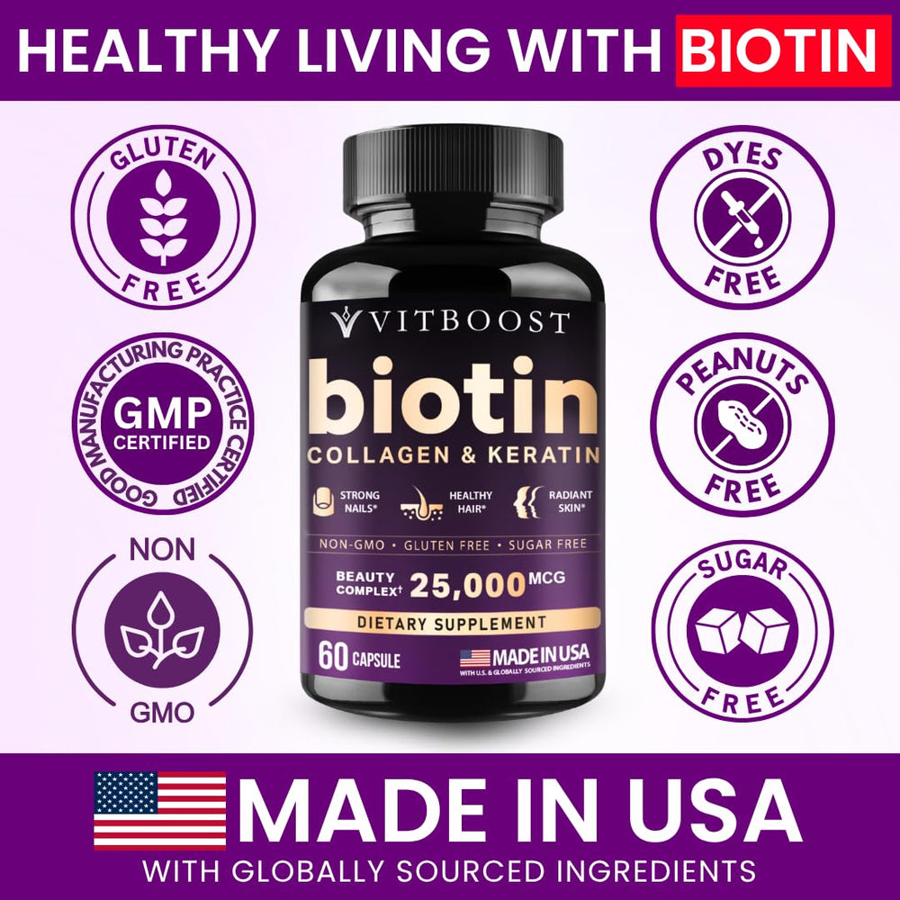 VITBOOST label detail highlighting ingredients list and quality assurances benefit
