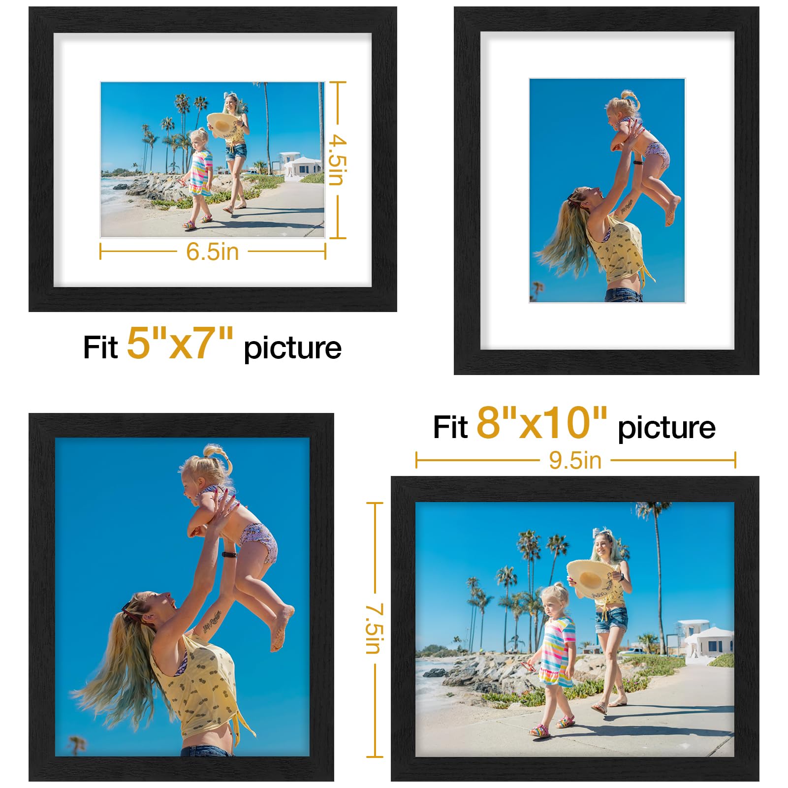 Vittanly gallery wall setup showing nine frames creating cohesive visual impact