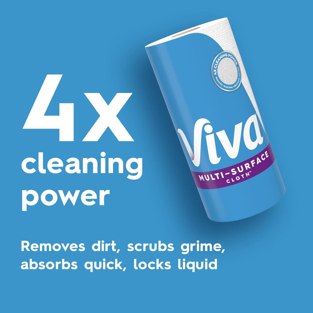 Viva sheet absorbing spilled liquid quickly for efficient cleanup