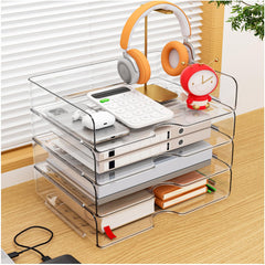 Vivihomety tray in use with documents for quick access and organized workflow