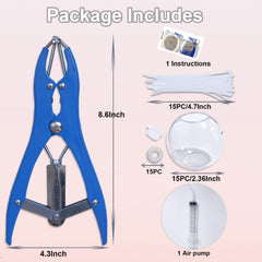 VIVIMAGIS pump and expander tool arranged to show easy assembly and precision