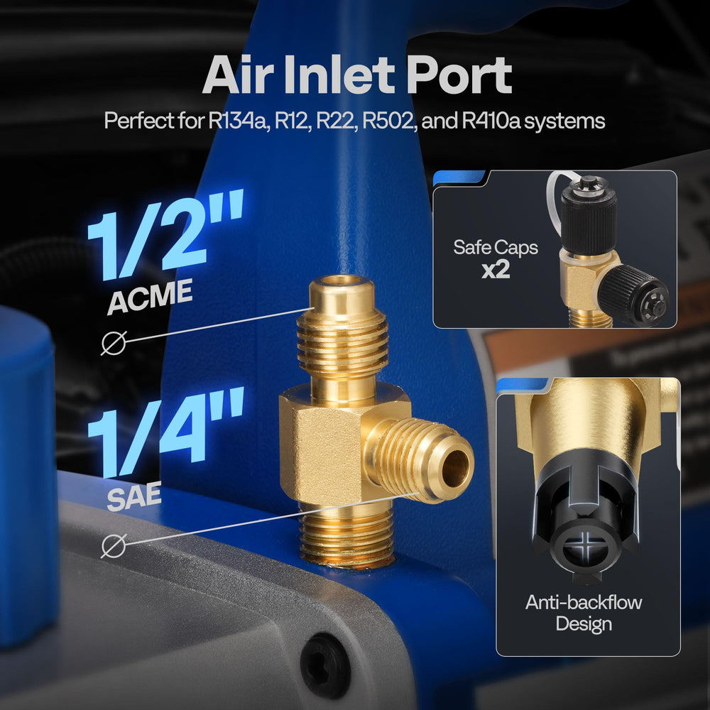 VIVOHOME manifold gauge closeup offering accurate pressure readings