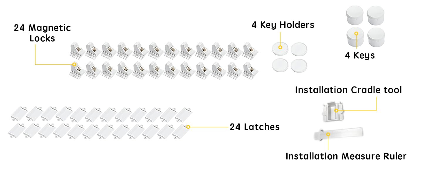 vmaisi magnetic key and cradle set organized to prevent loss and speed access