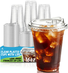 Voatree front pack showing 110-count clear cups and lids for events
