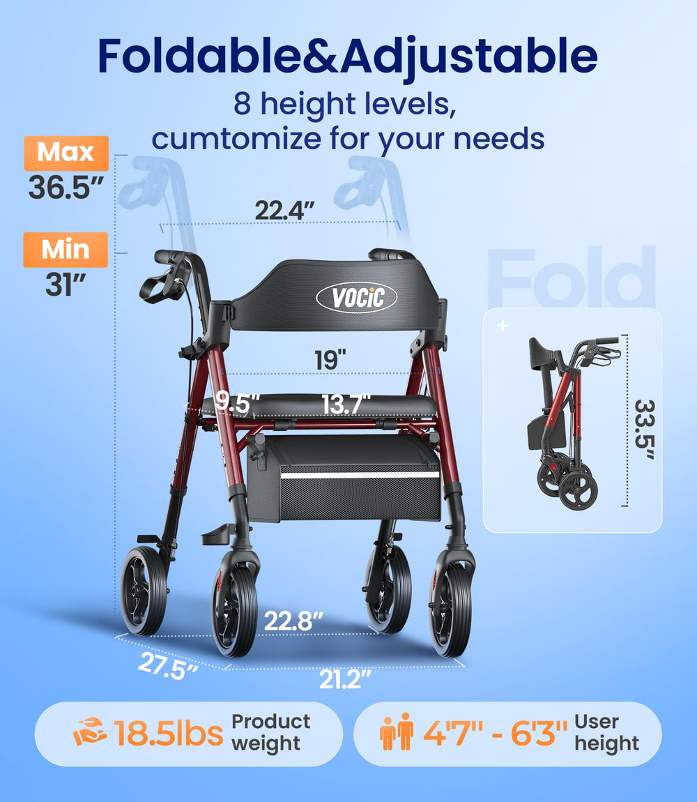 VOCIC Z21 ergonomic handle and brake lever for safe control