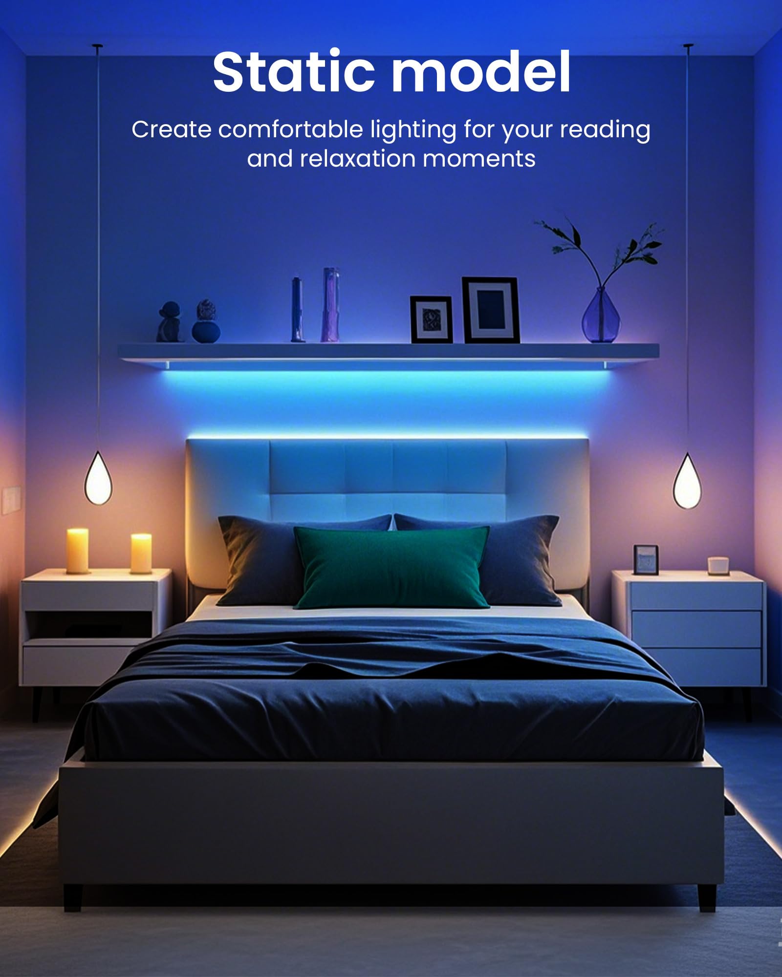 VOLIVO music sync display with microphone visual showing beat-responsive lighting benefit