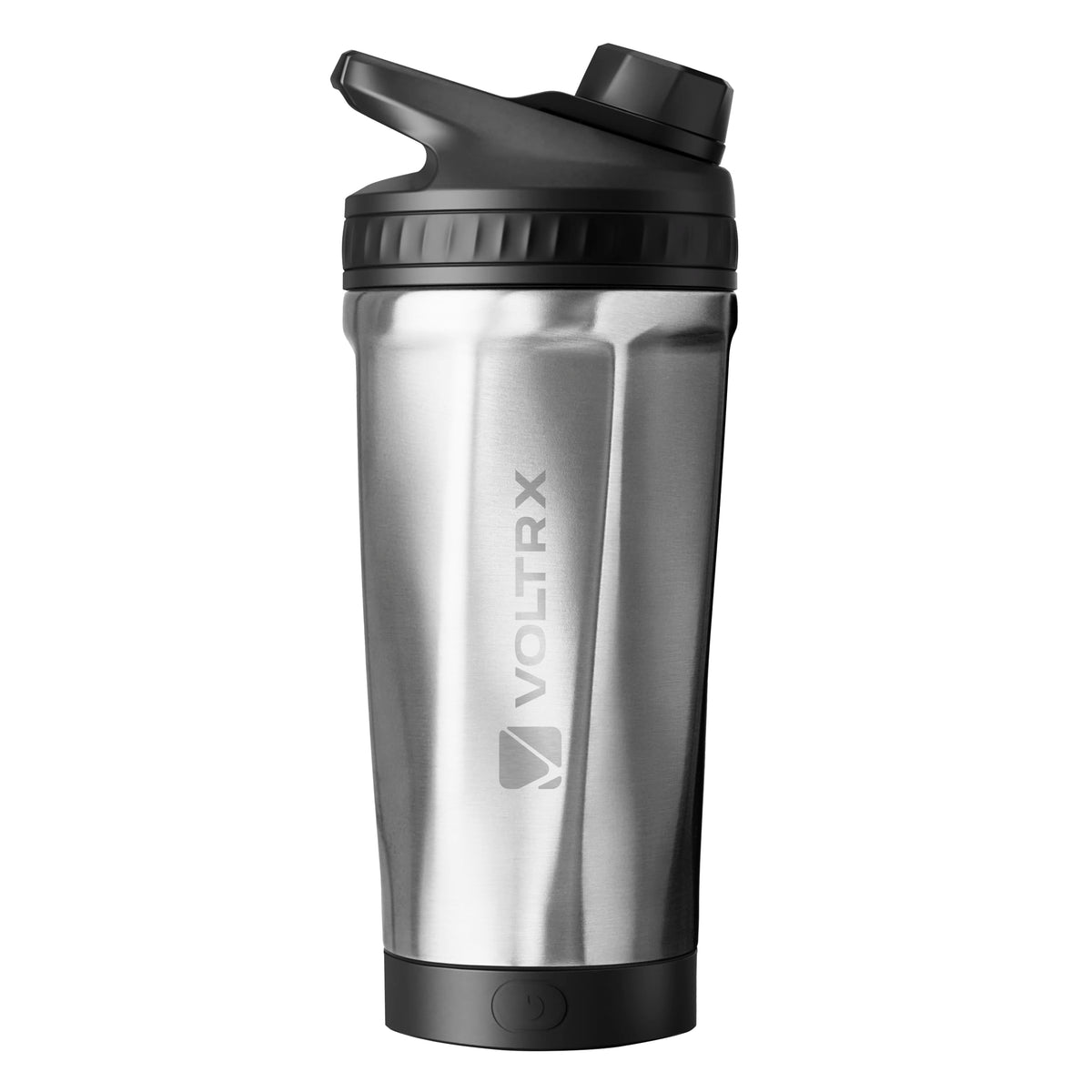 VOLTRX ChillMix front view showing chrome steel finish and ergonomic design, durable and odor-free