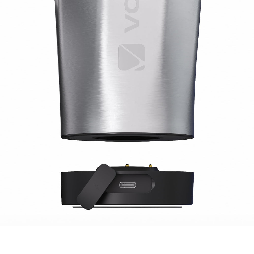 VOLTRX ChillMix open lid with silicone seal visible, leak-proof travel convenience