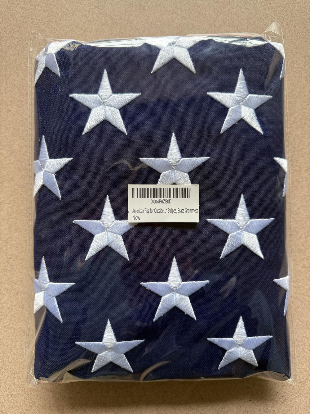 VORENUS embroidered stars closeup highlighting crisp stitch detail and realism