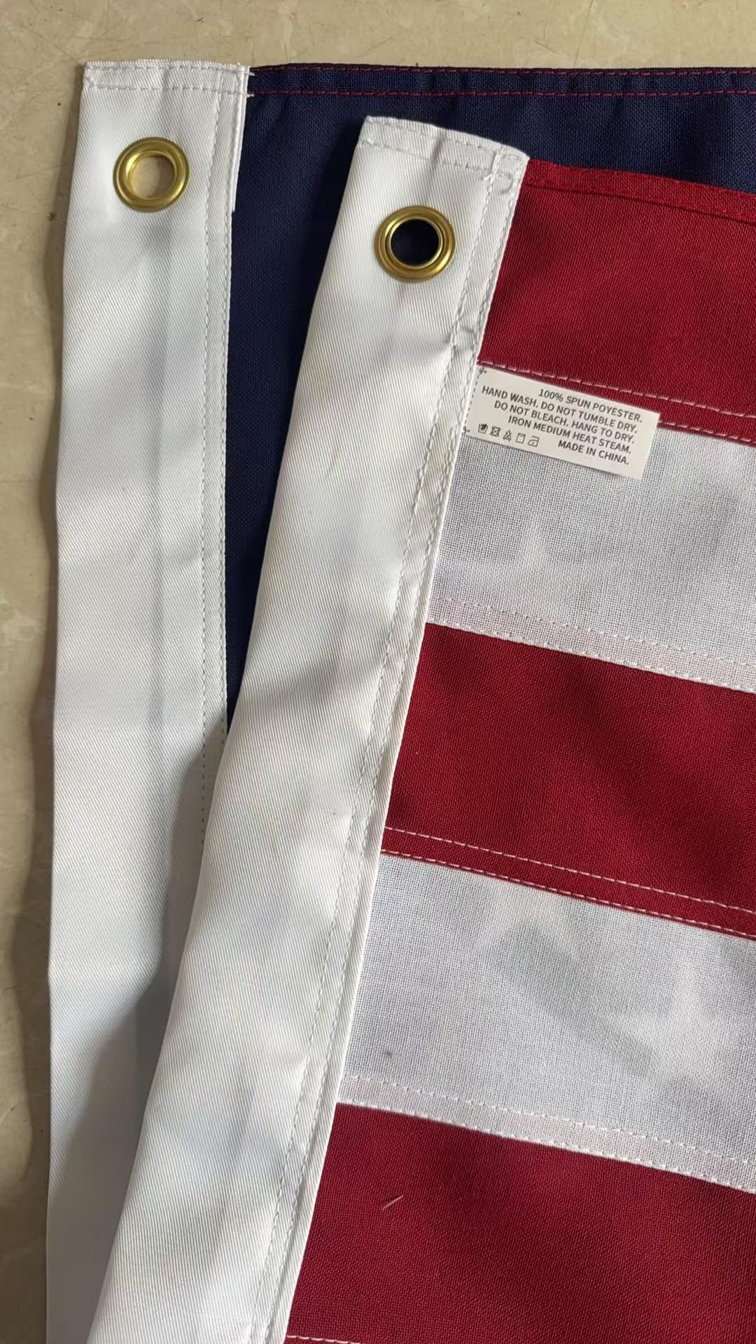VORENUS flag flying in windy conditions showing breathability and durability