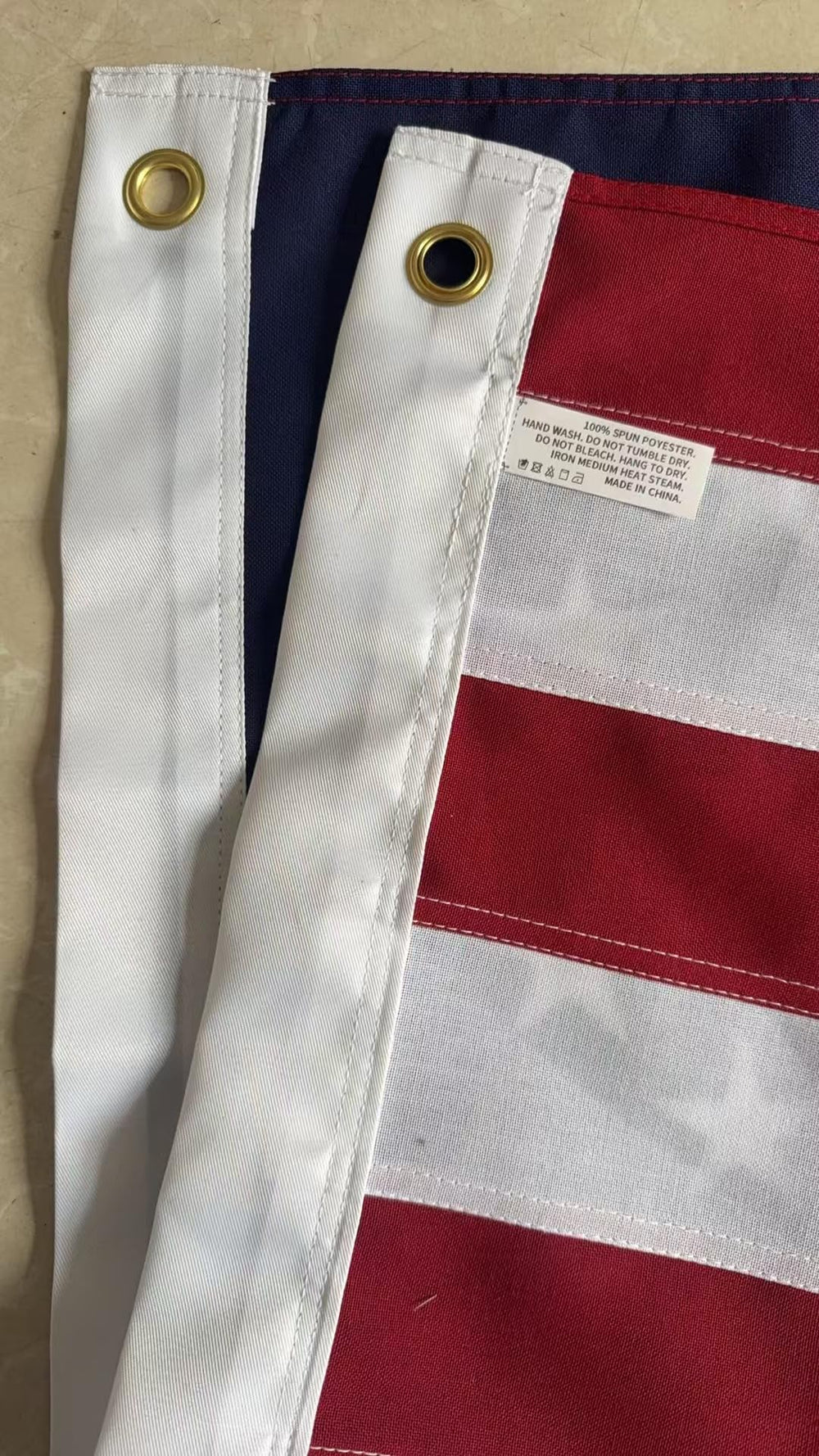 VORENUS flag flying in windy conditions showing breathability and durability