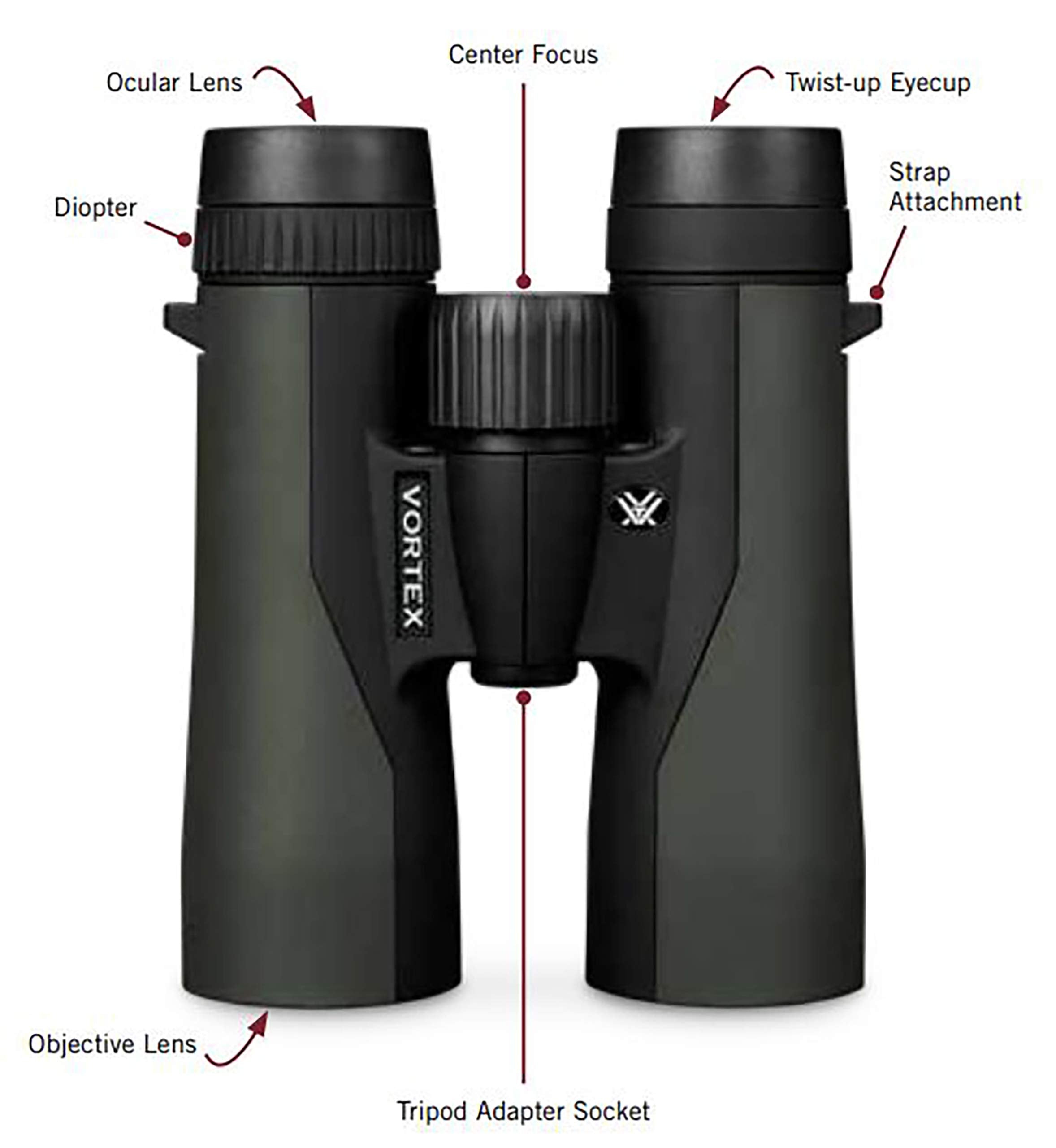 Vortex Crossfire HD mounted on tripod for steady viewing and long observation benefit