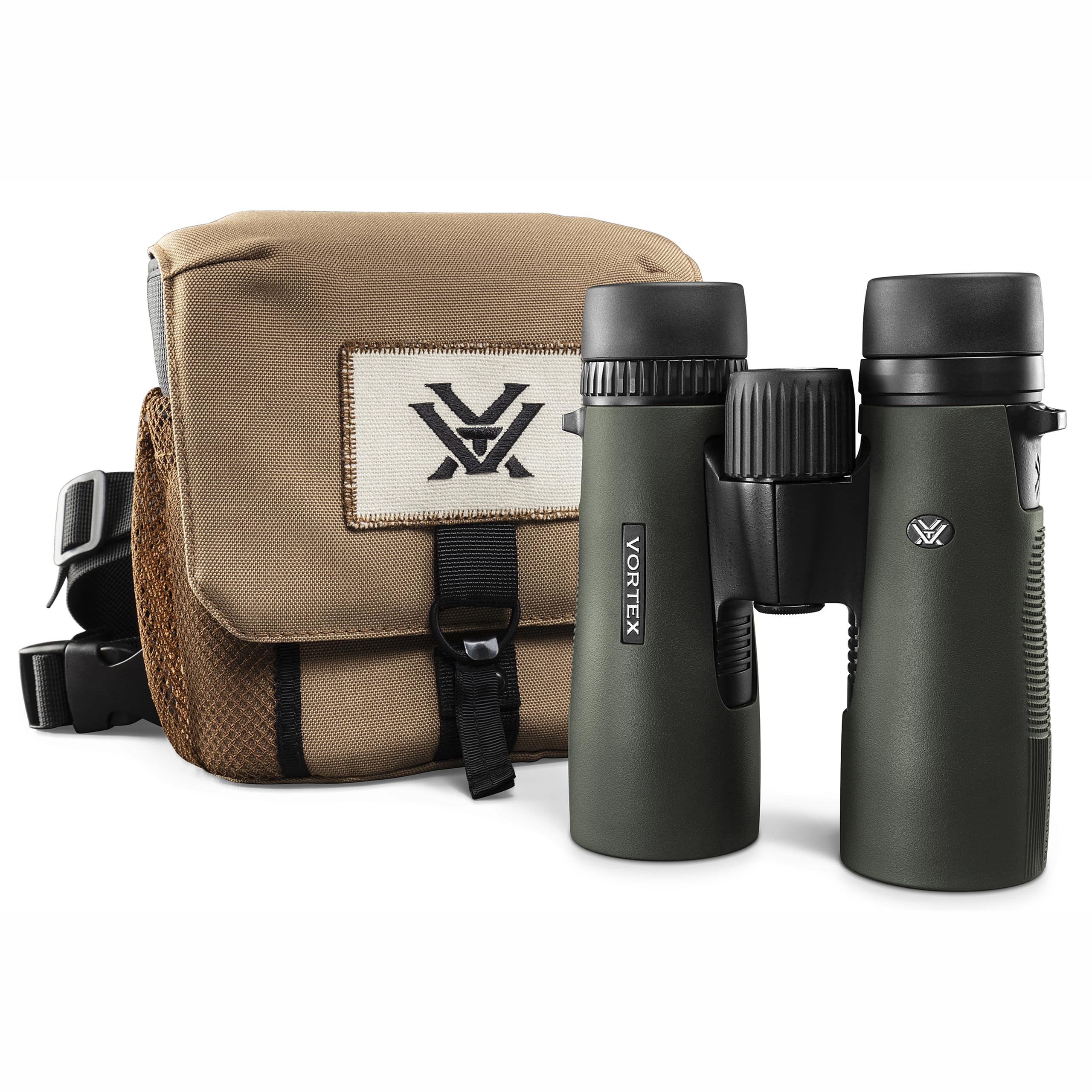 Vortex Diamondback HD front view showing compact silhouette and wide field