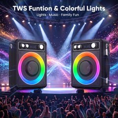VOSOCO colorful LED lights syncing to music for lively ambiance