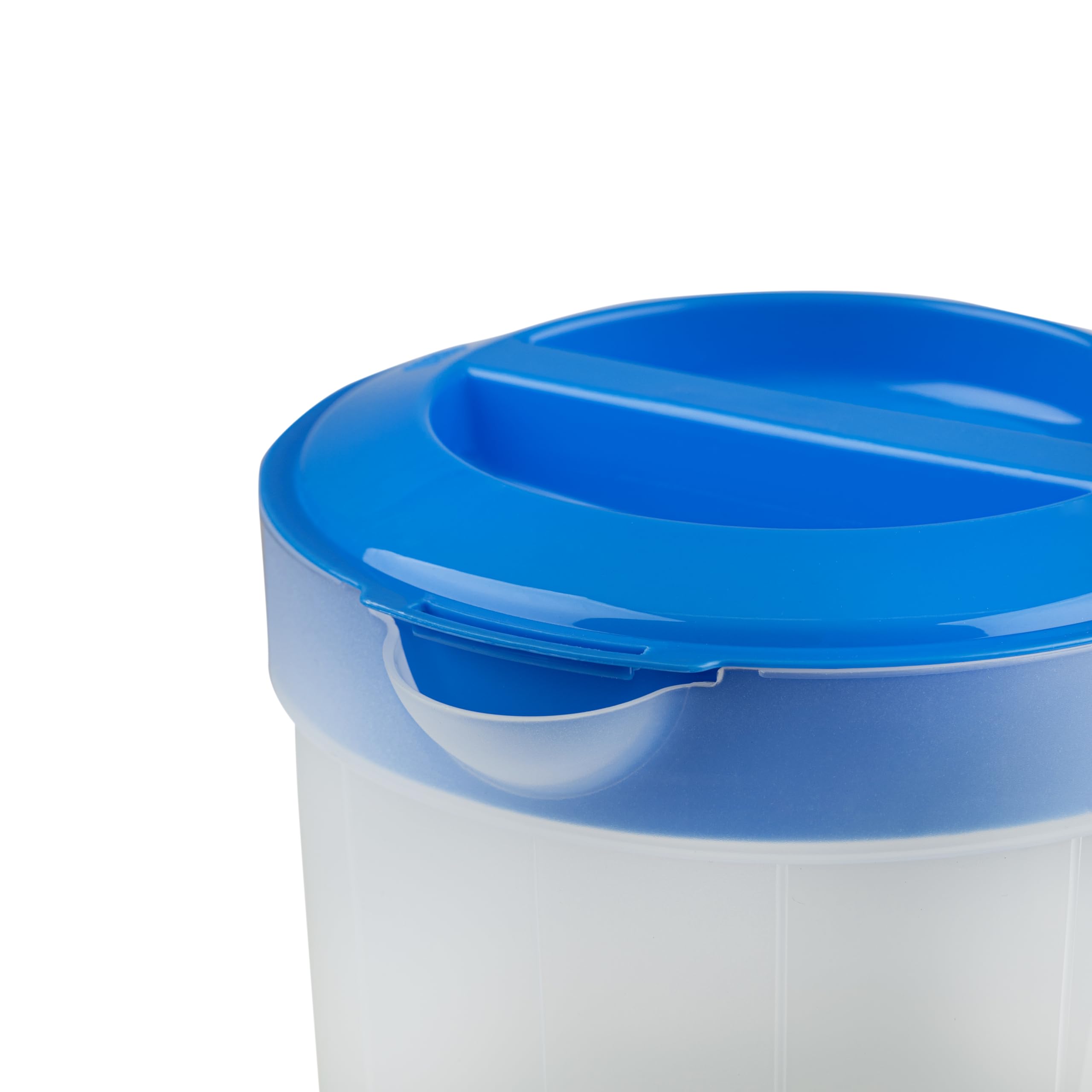 VOXRO pitcher stored in fridge demonstrating space-saving stackable benefit