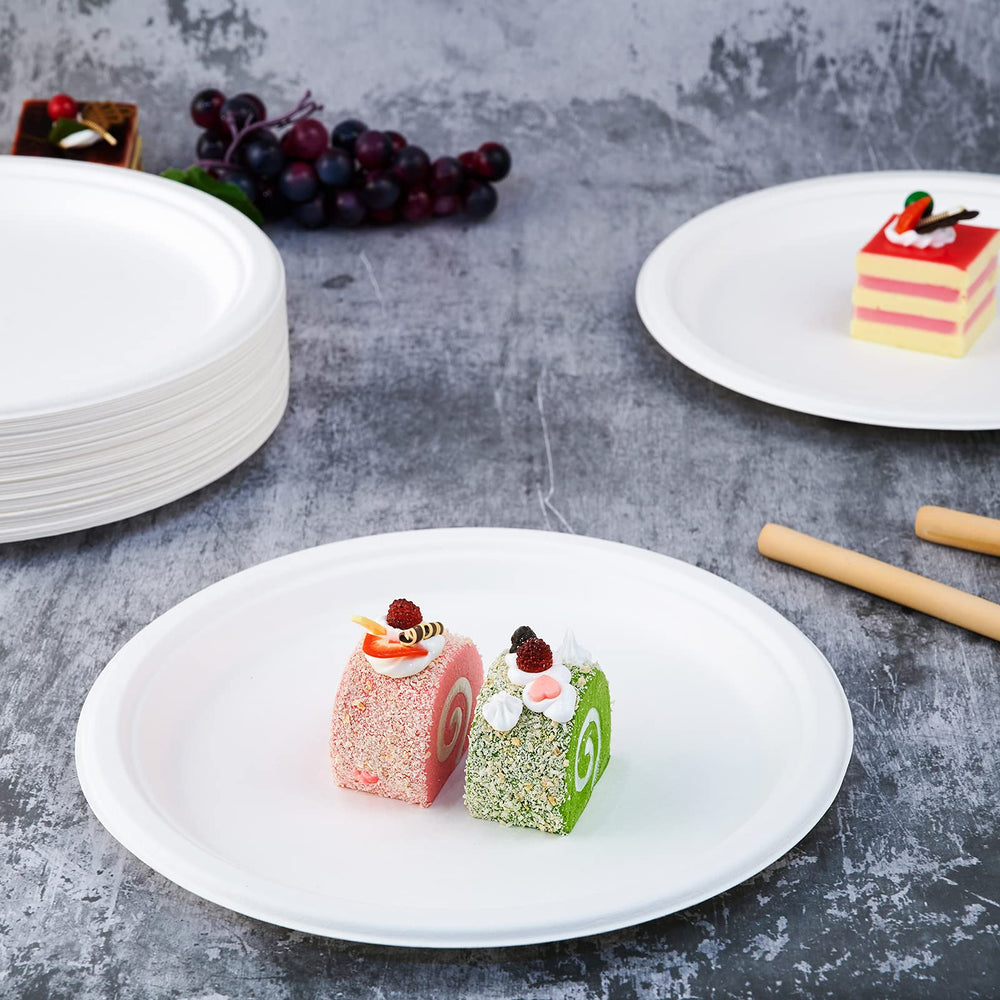 Vplus stacked plates illustrating quantity and space-saving