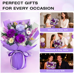 Vrioca bouquet displayed in vase adding long-lasting decor to a living room