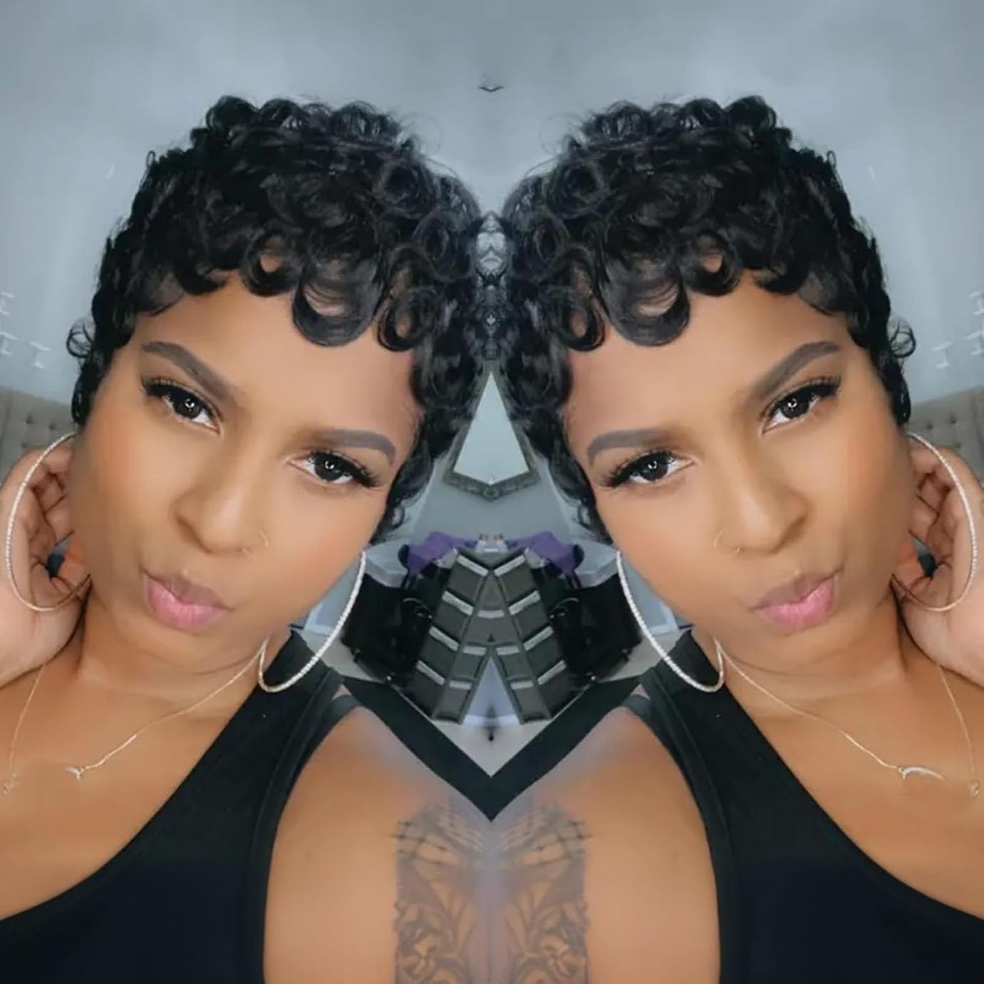 VRZ pixie worn in lifestyle setting for daily wear versatility and confidence boost