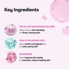 VT COSMETICS model applying mask demonstrating snug fit and faster absorption