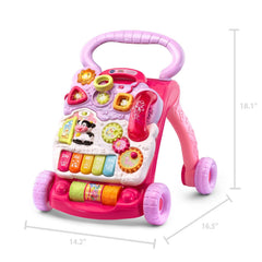 VTech detached activity panel displayed for floor play and portability benefits