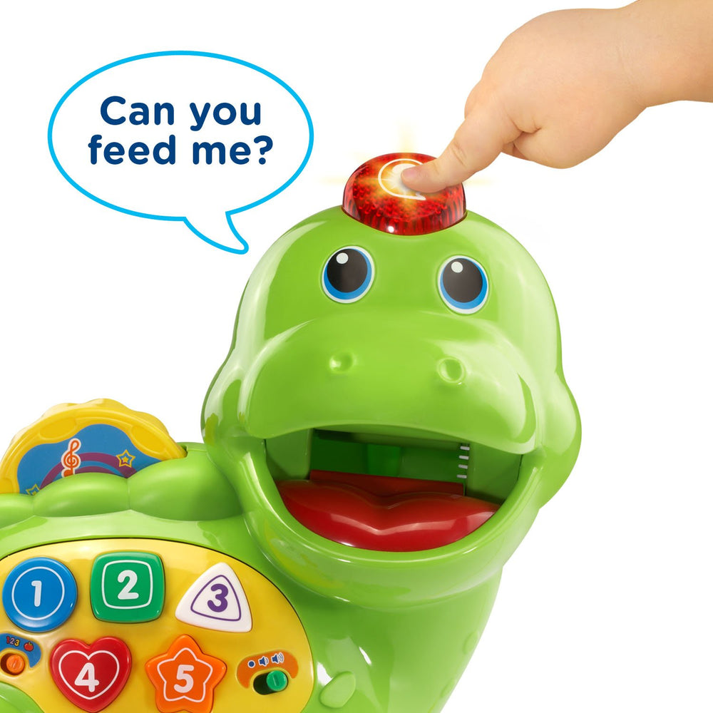 VTech detail of the spinning disc that plays songs and encourages fine motor skills