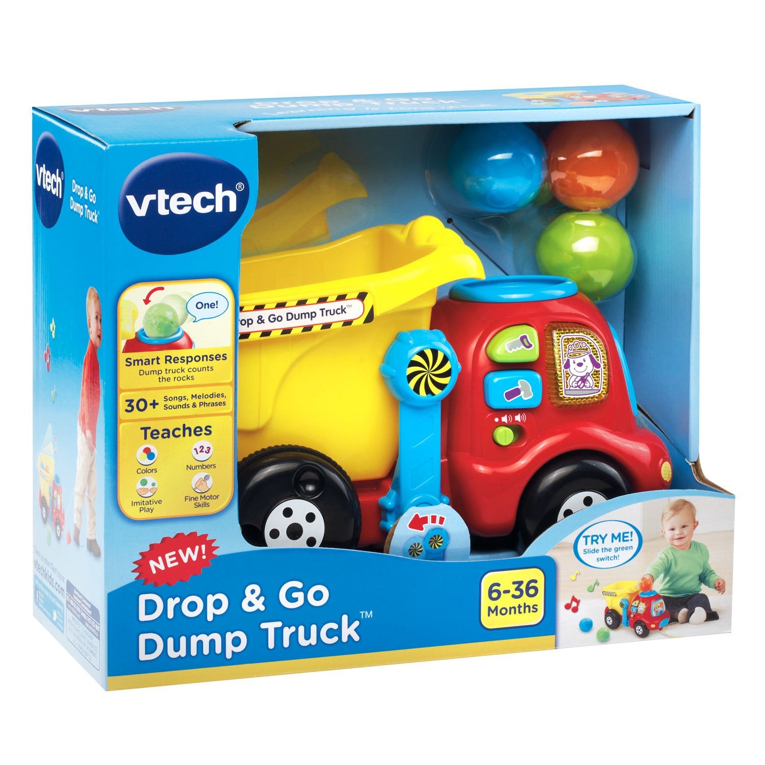 VTech battery compartment detail showing accessible battery replacement benefit