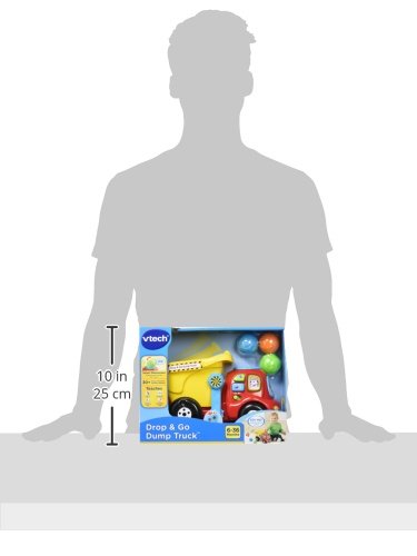 VTech lifestyle toddler playing with truck showing interactive learning benefit