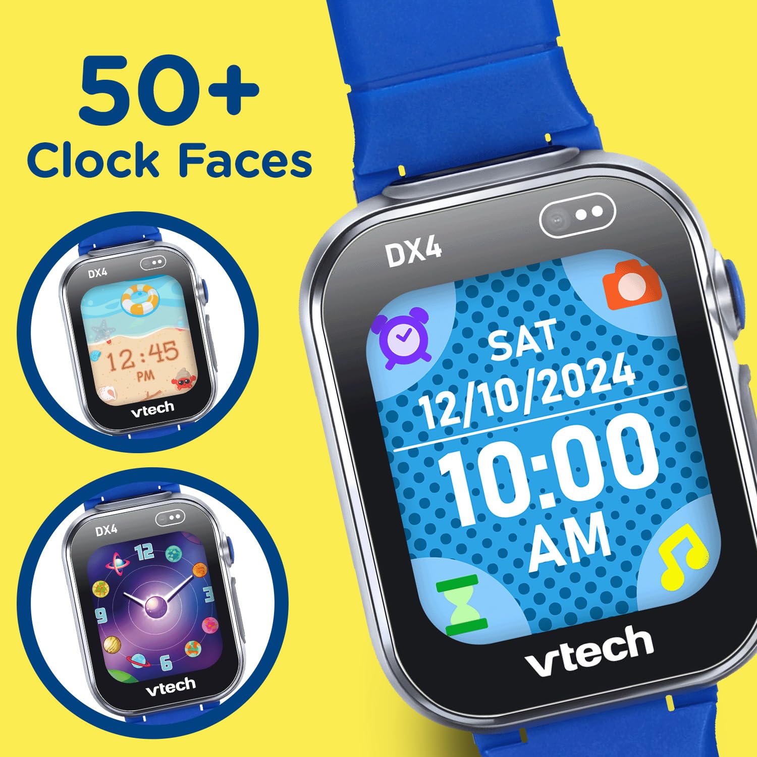 VTech KidiZoom DX4 band and buckle detail offering comfort and secure fit