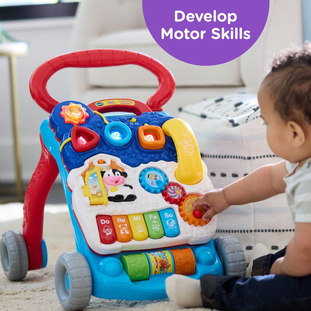 VTech colorful rollers texture closeup promoting tactile exploration and fine motor practice