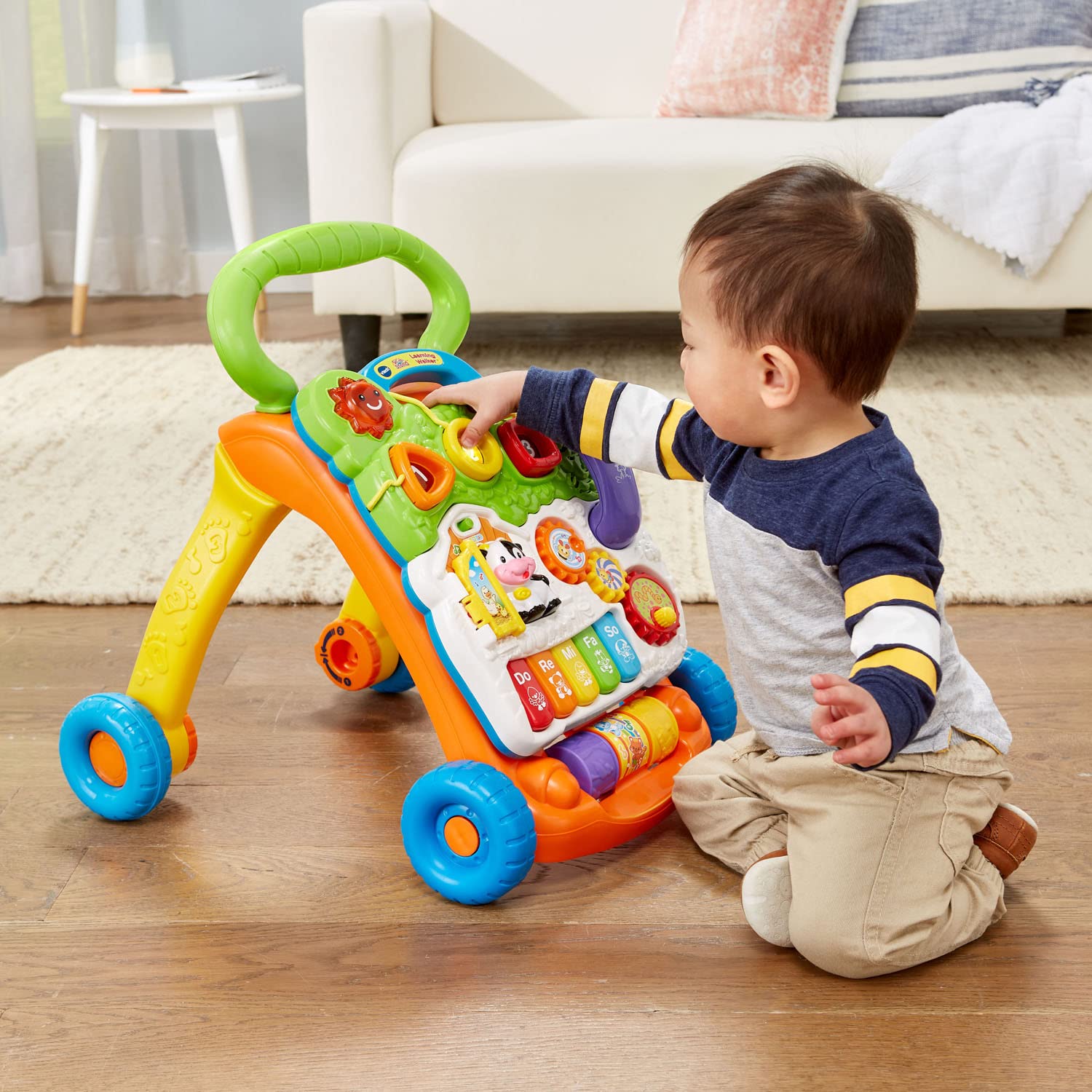 VTech illuminated shape sorters displaying lights and shapes benefit color recognition