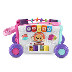VTech back panel displaying shape slots that support cognitive matching play