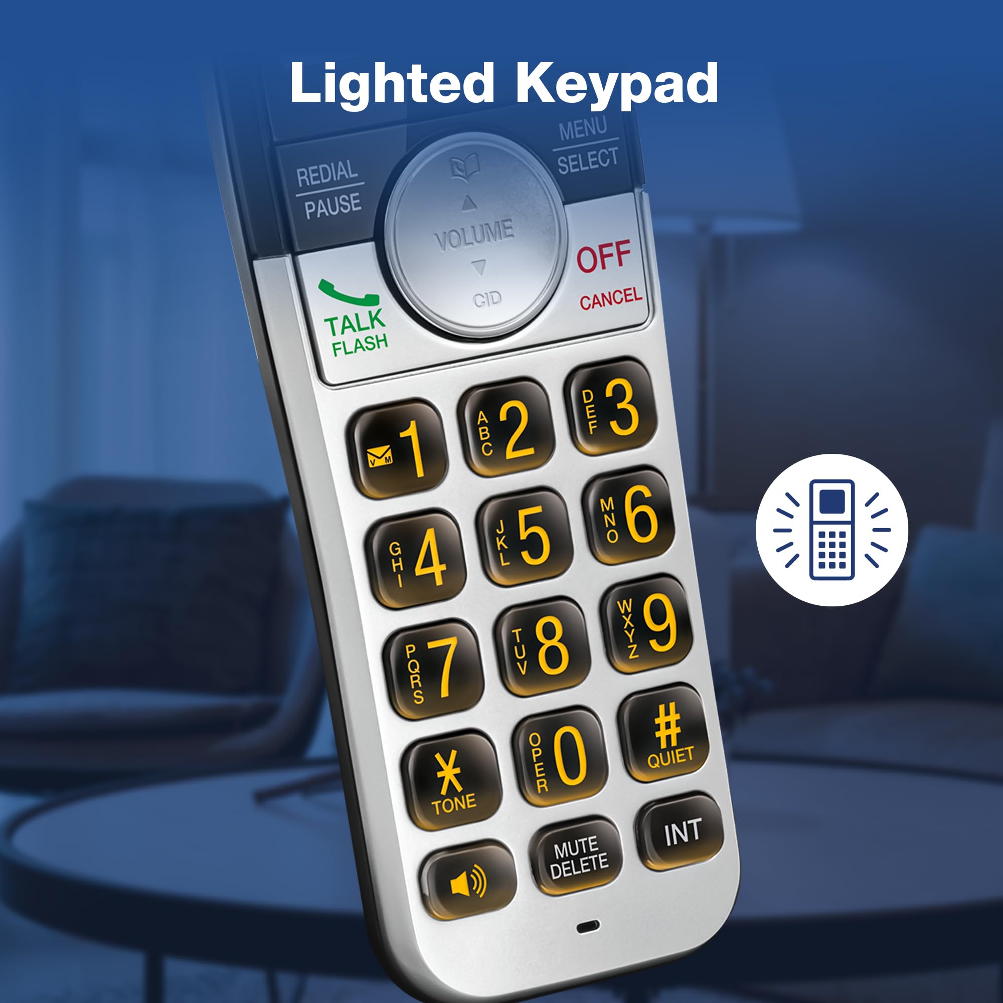 VTech intercom transfer demo illustrating quick room-to-room calls