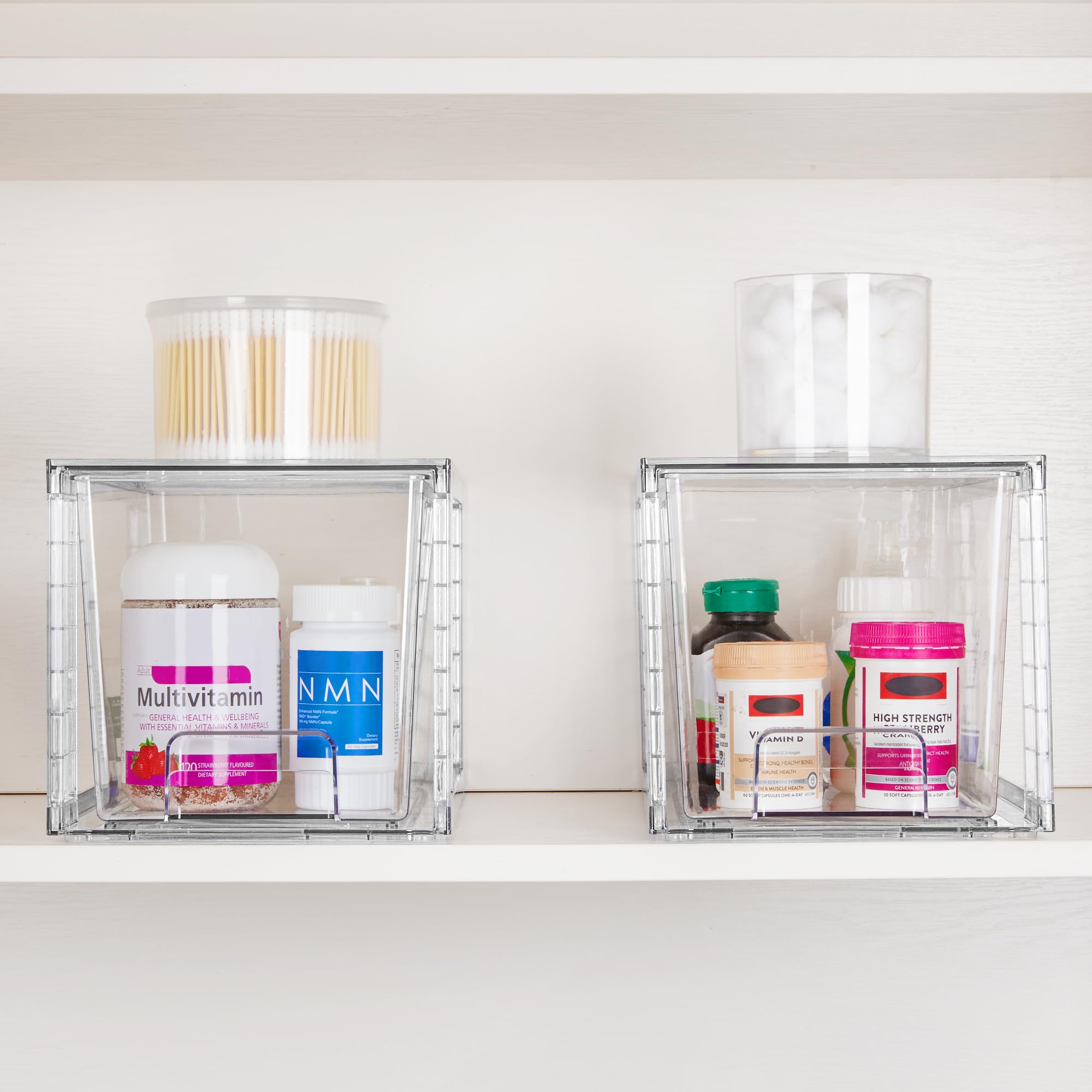 Vtopmart anti-slip silicone pads close-up providing stability on shelves