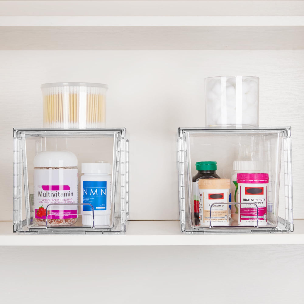 Vtopmart anti-slip silicone pads close-up providing stability on shelves