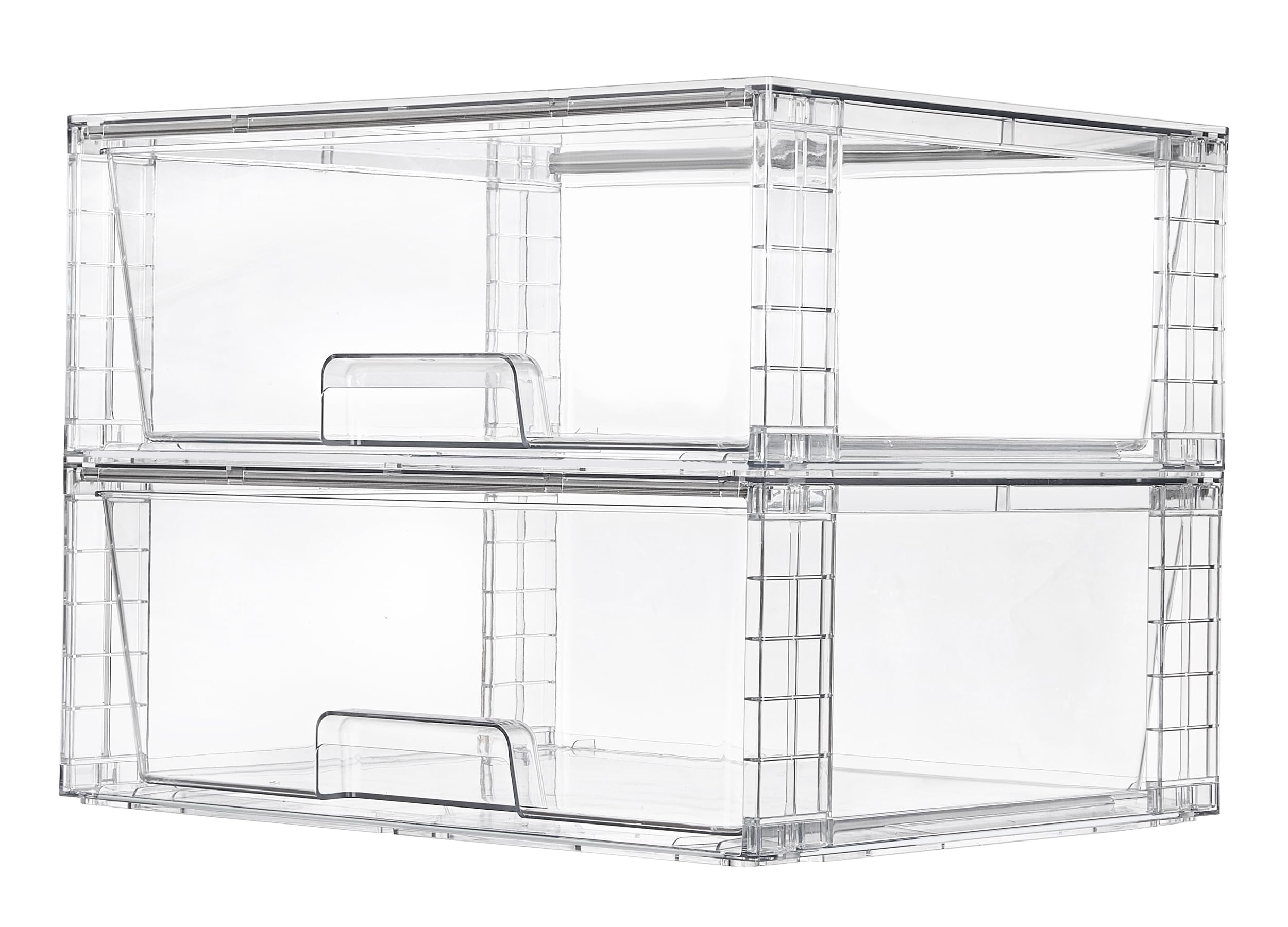 Vtopmart clear drawer front view showing visibility and quick access
