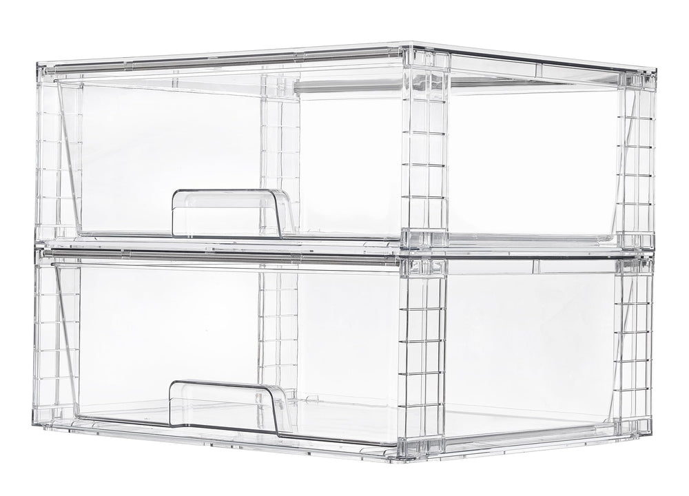 Vtopmart clear drawer front view showing visibility and quick access
