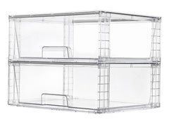 Vtopmart clear drawer front view showing visibility and quick access