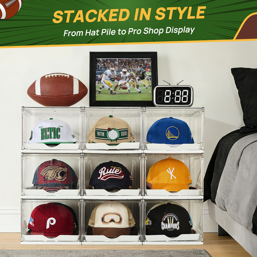 Vtopmart on closet shelf demonstrating tidy storage and easy wardrobe organization