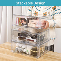 Vtopmart drawer pulled out in closet demonstrating smooth slide access
