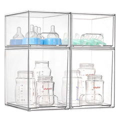 Vtopmart front view showing stackable drawers and tidy arrangement benefit
