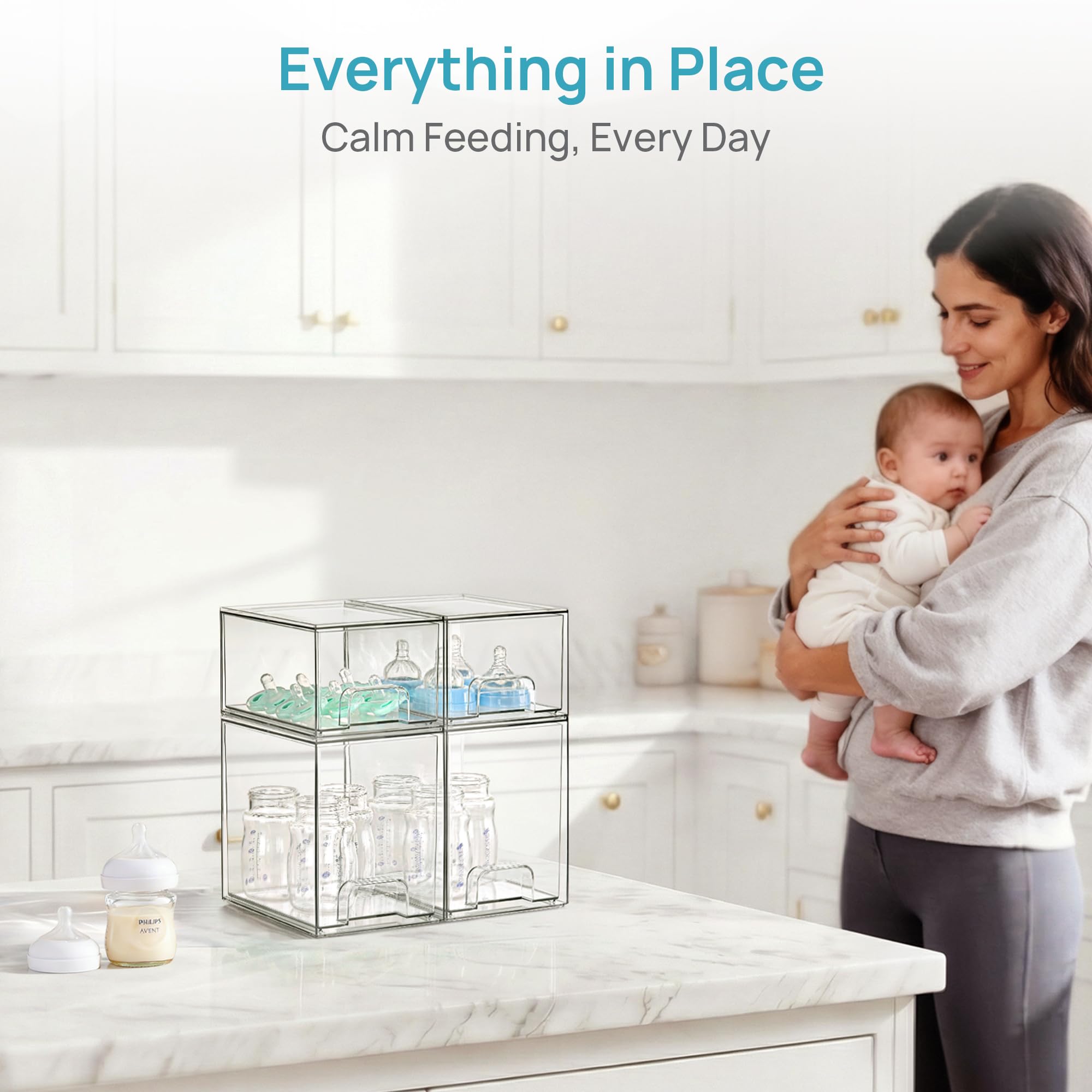 Vtopmart placed in kitchen cabinet maximizing cabinet organization efficiency