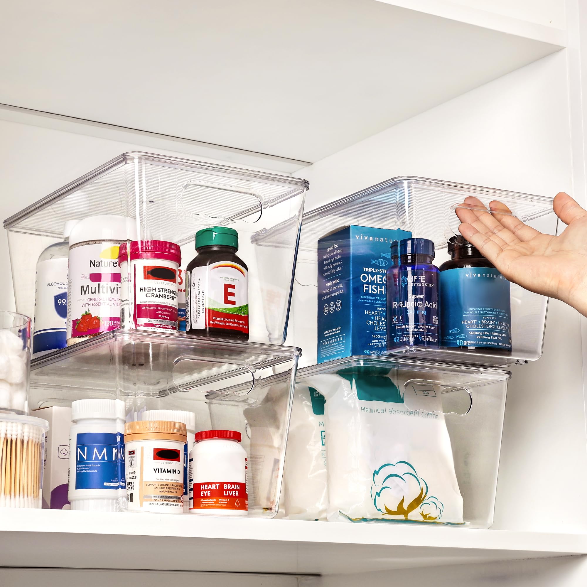 Vtopmart lifestyle on kitchen shelf illustrating tidy countertop benefit