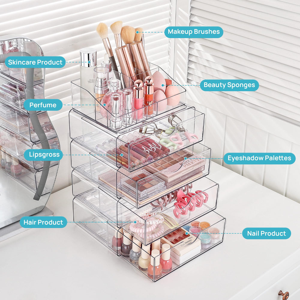 Vtopmart beside hand for scale to show compact, space-saving design