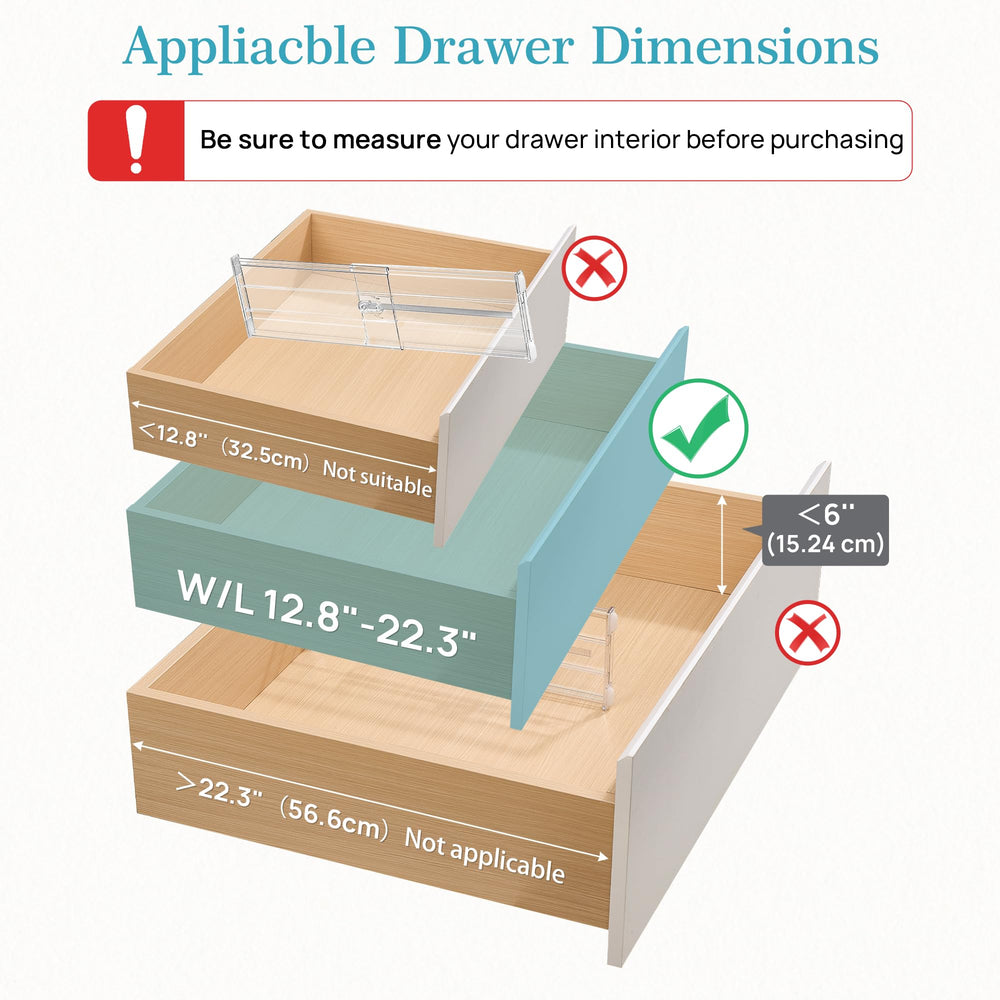 Vtopmart silicone side strip detail protecting drawer surfaces and preventing slips