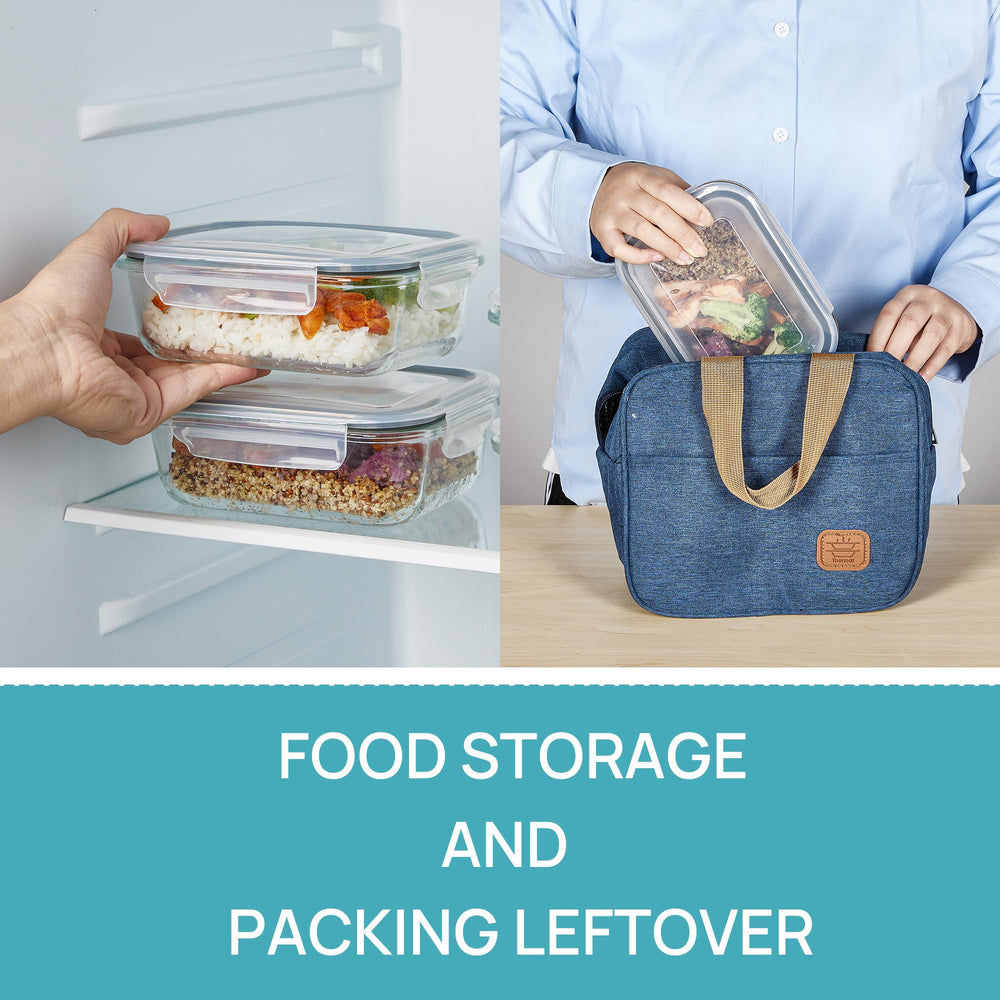 Vtopmart stacked containers inside refrigerator illustrating space-saving organization