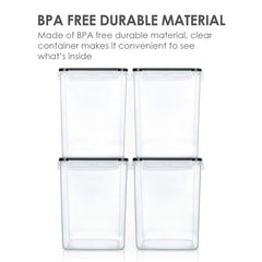 Vtopmart wide mouth with measuring cup for easy scooping and measuring