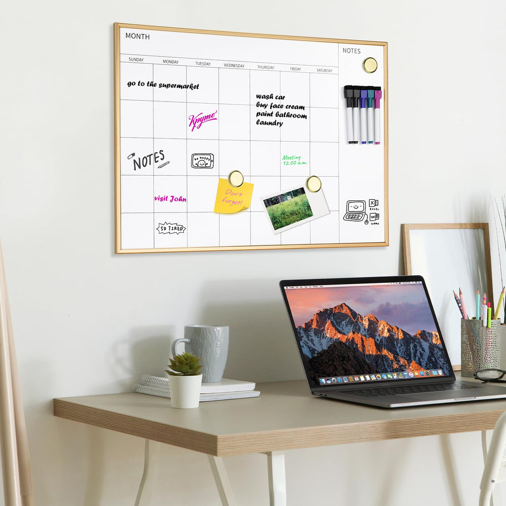 VUSIGN magnetic dry-erase surface close-up showing clean erasable writing and no ghosting benefit