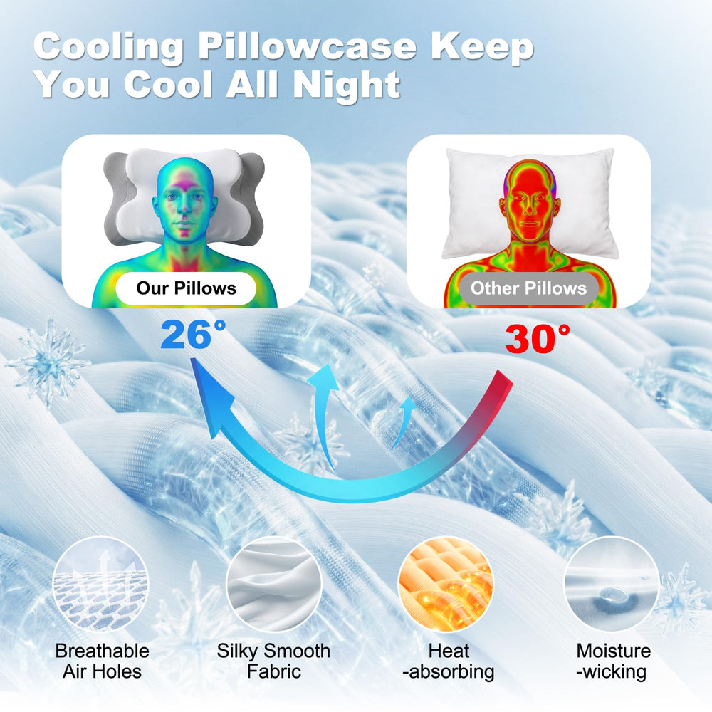 VYLEE detail of removable zipper cooling cover for easy washing and freshness