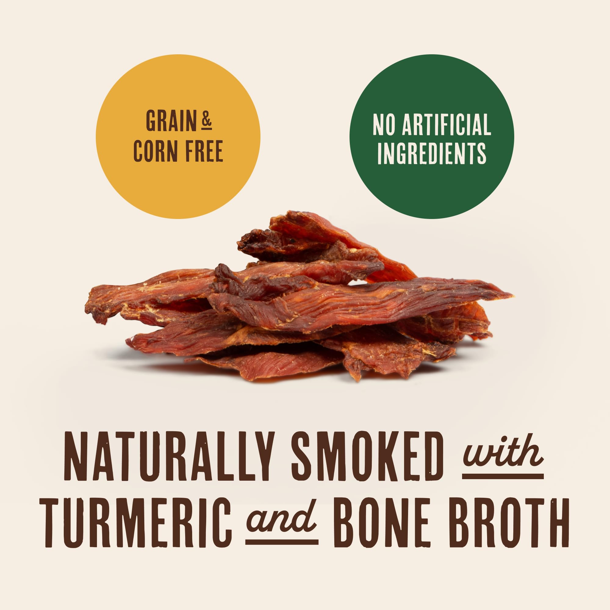 Waggin' Train bone broth drizzle detail showing added moisture and savor